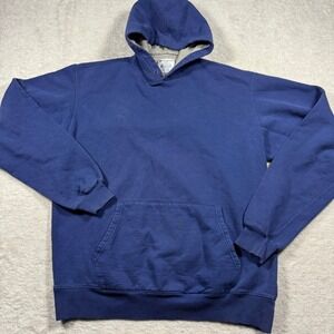 Champion Eco Authentic Navy Blue Hooded Sweatshirt‎ Hoodie XL Tall